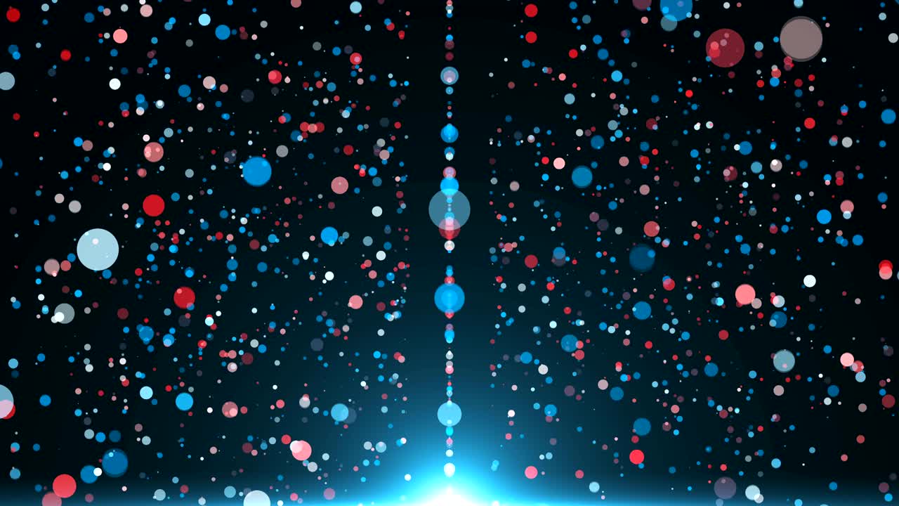 블랙 스페이스에서 디지털 백 서클 - 현대적 추상화, 컴퓨터 생성 배경, 3d 렌더링