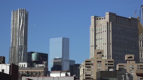 A-view-across-the-lower-east-side-of-Manhattan-New-York-City