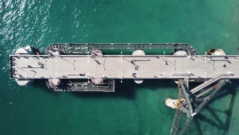 Aerial-View-Of-Vergara-Pier---Muelle-Vergara---In-Vina-Del-Mar,-Coastal-City-In-Chile