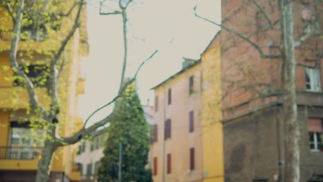italian town street view