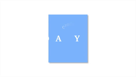 Modern-Cyber-Monday-text-in-blue-frame-on-white-gradient