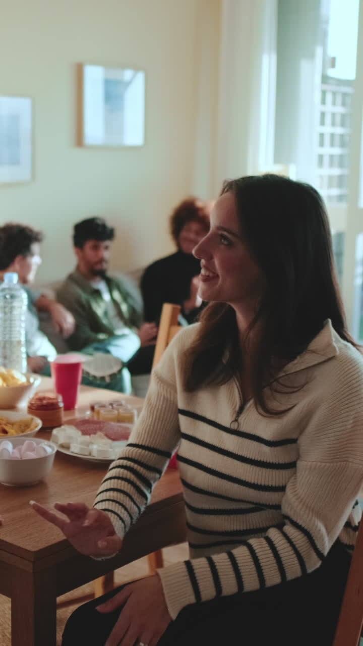 A group of people at a table