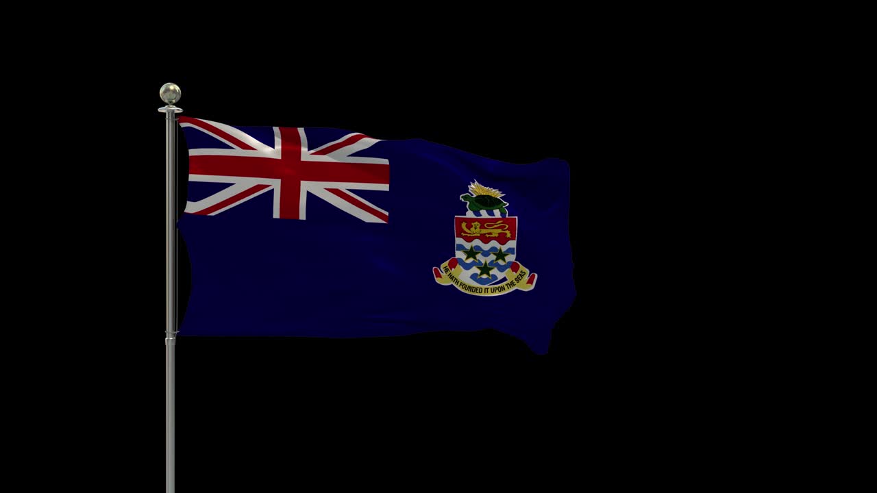 케이먼 제도 (cayman islands) 는 여러 가지 발을 휘두르는 국가 발, 기둥, 테이블 발.