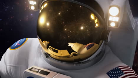astronauta en el espacio