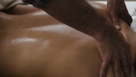 massage session for relaxation