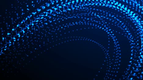 neón fluyendo partículas futuristas fondo de movimiento abstracto