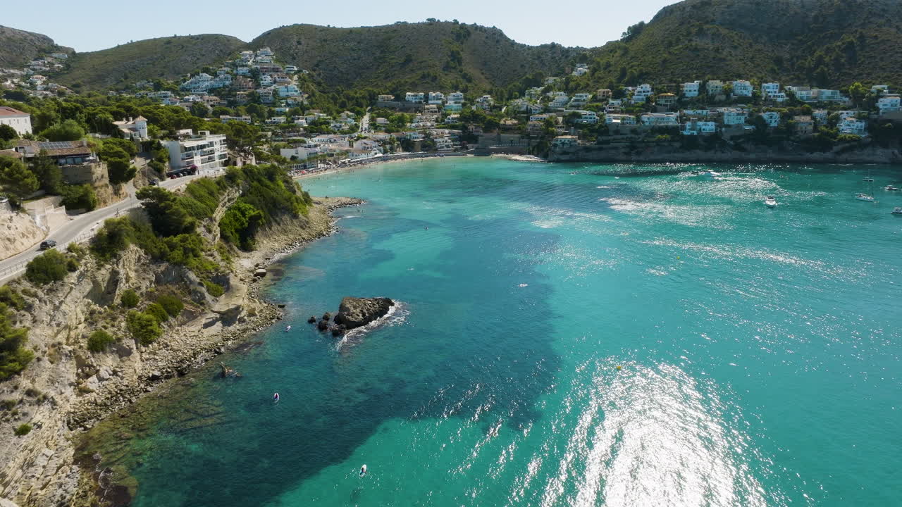 Coastal Town with Turquoise Water and Beautiful Scenery