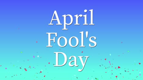 april fool's english message text animation motion graphics