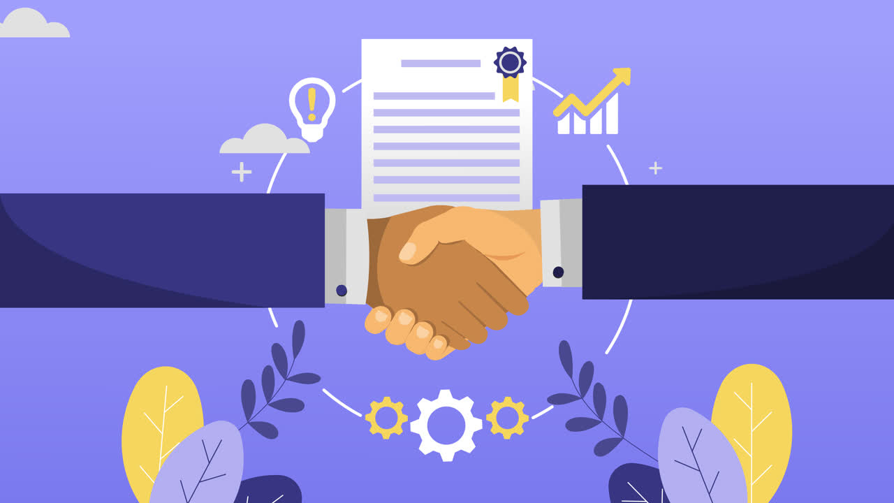 Business Deal Agreement Signing