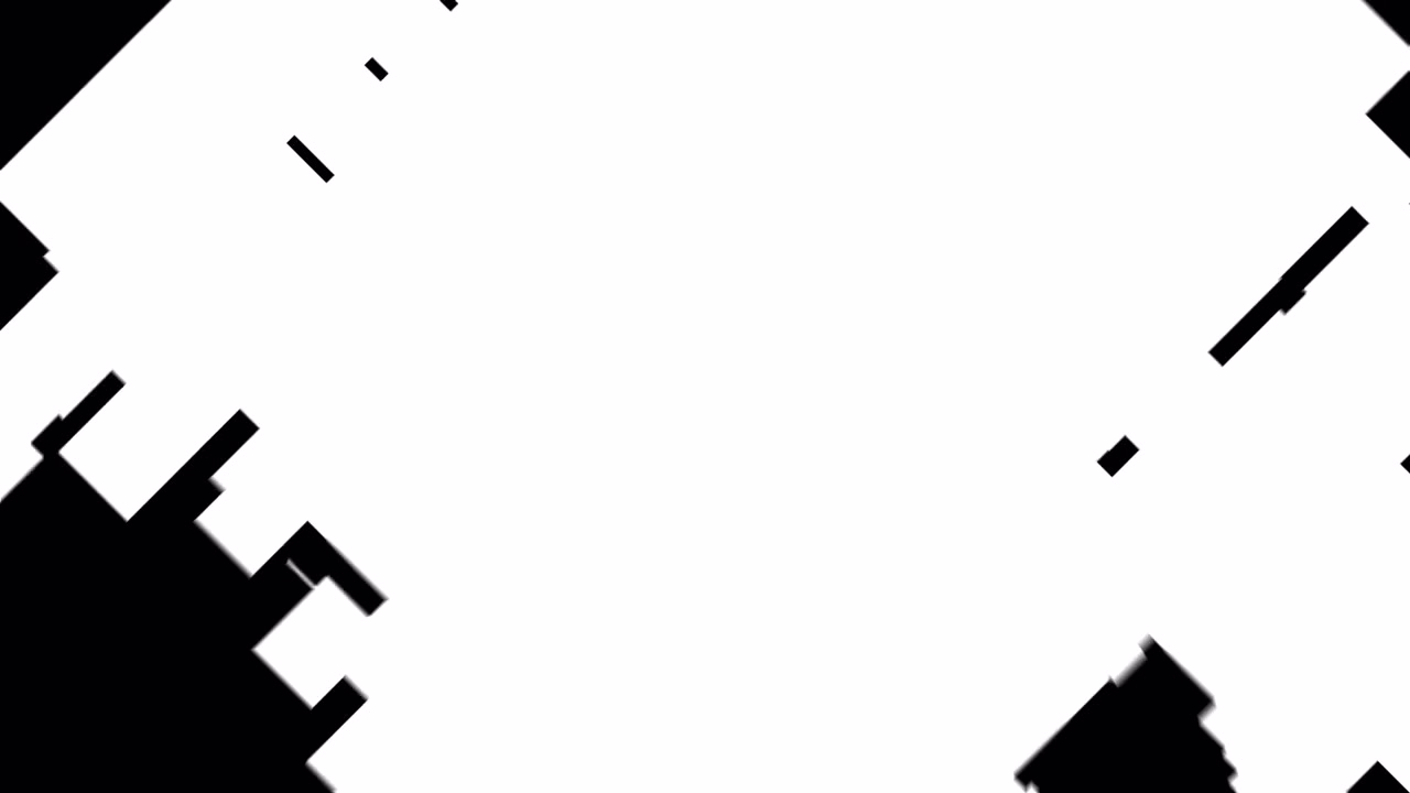Dynamický černobílý geometrický stírací přechod