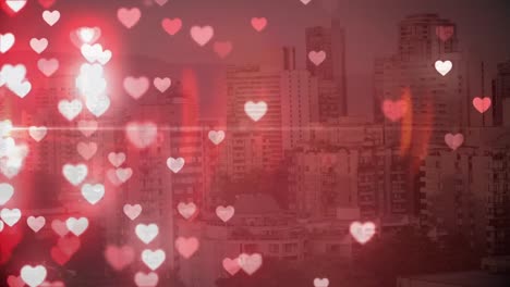 city with hearts