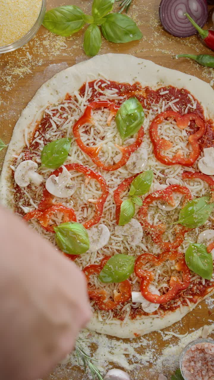 Making Homemade Pizza