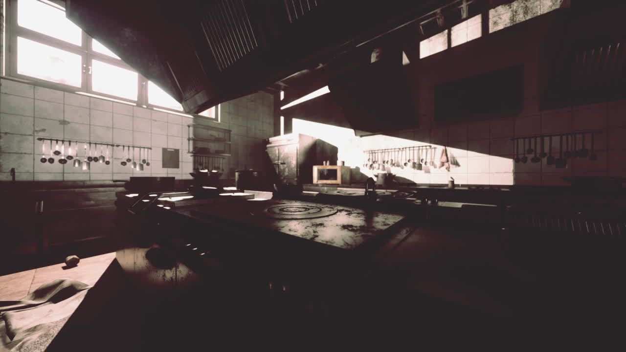 버려진 고 더러운 오래된 부