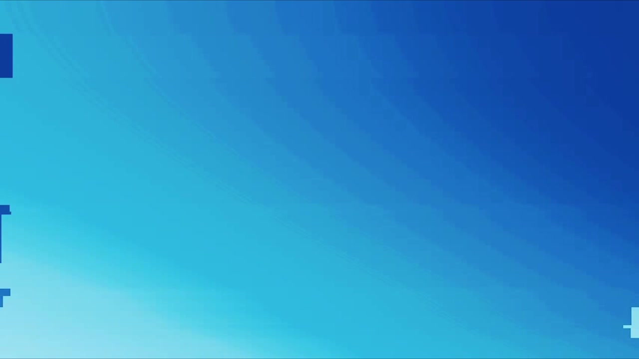 Latar Belakang Biru Abstrak dengan Efek Glitch Digital