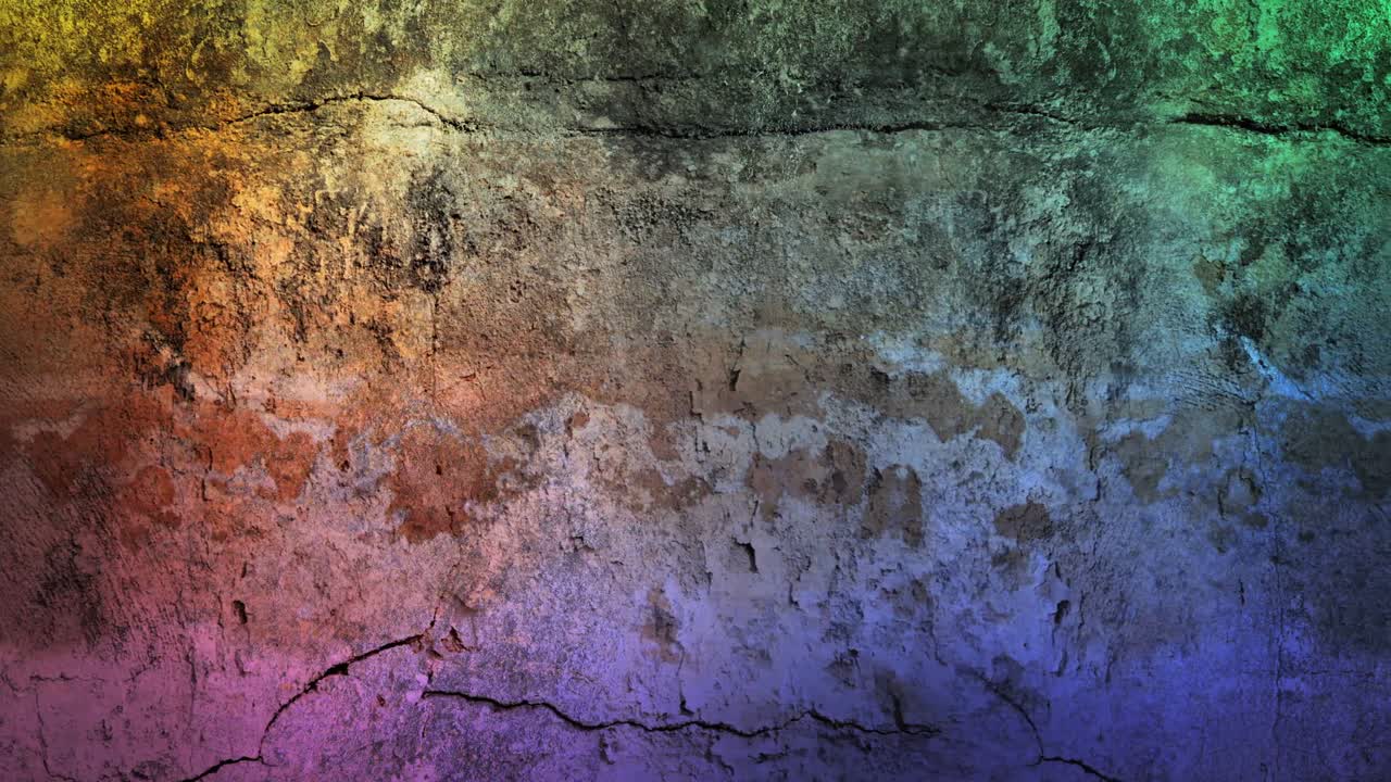 textura de color multicapa animada sin prisa para un fondo basado en hormigón y piedra