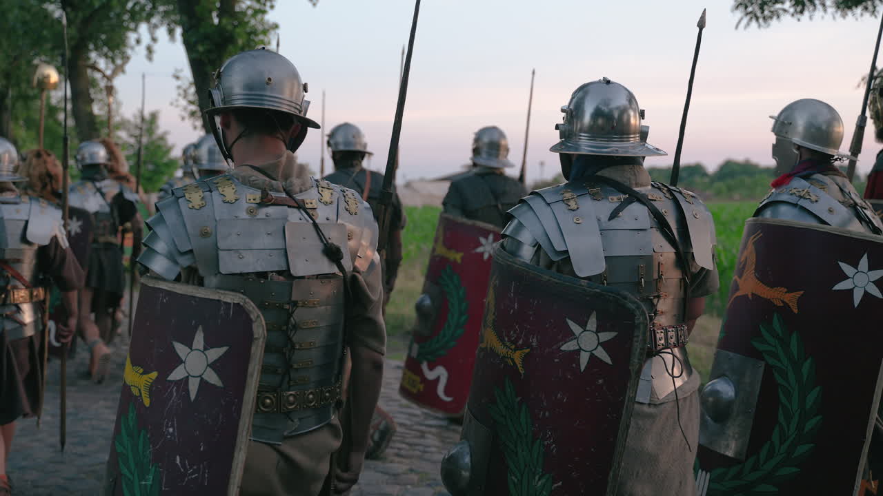 Roman Legion Marching