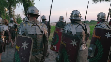 roman legion marching