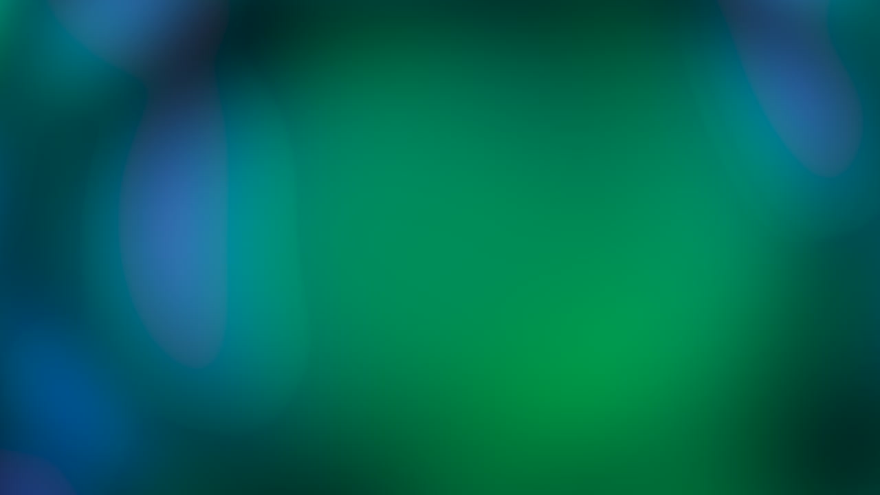 그라데이션 흐릿한 파란색과 녹색 기하학적 파도