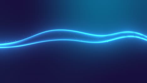 4k light streak moving abstract background seamless loop - blue