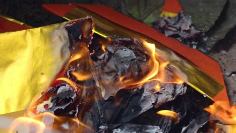 sequential burning of joss paper as a ritual act