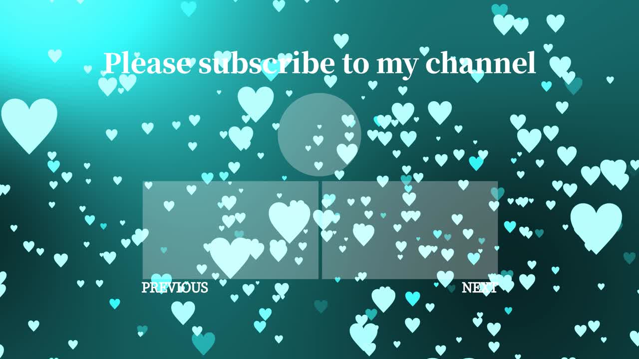 마크 그라데이션 입자, 엔드 카드, 엔딩 스크린, 모션 그래픽