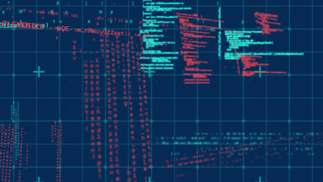 Animation-Der-Datenverarbeitung-Auf-Marinehintergrund