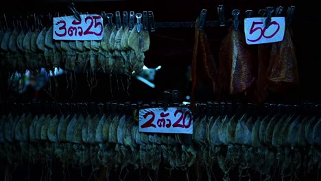 dried squid, street food in thailand