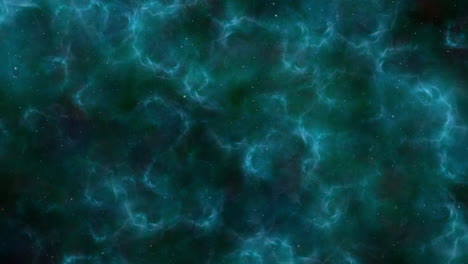 universo con polvo volador y nubes azules profundas