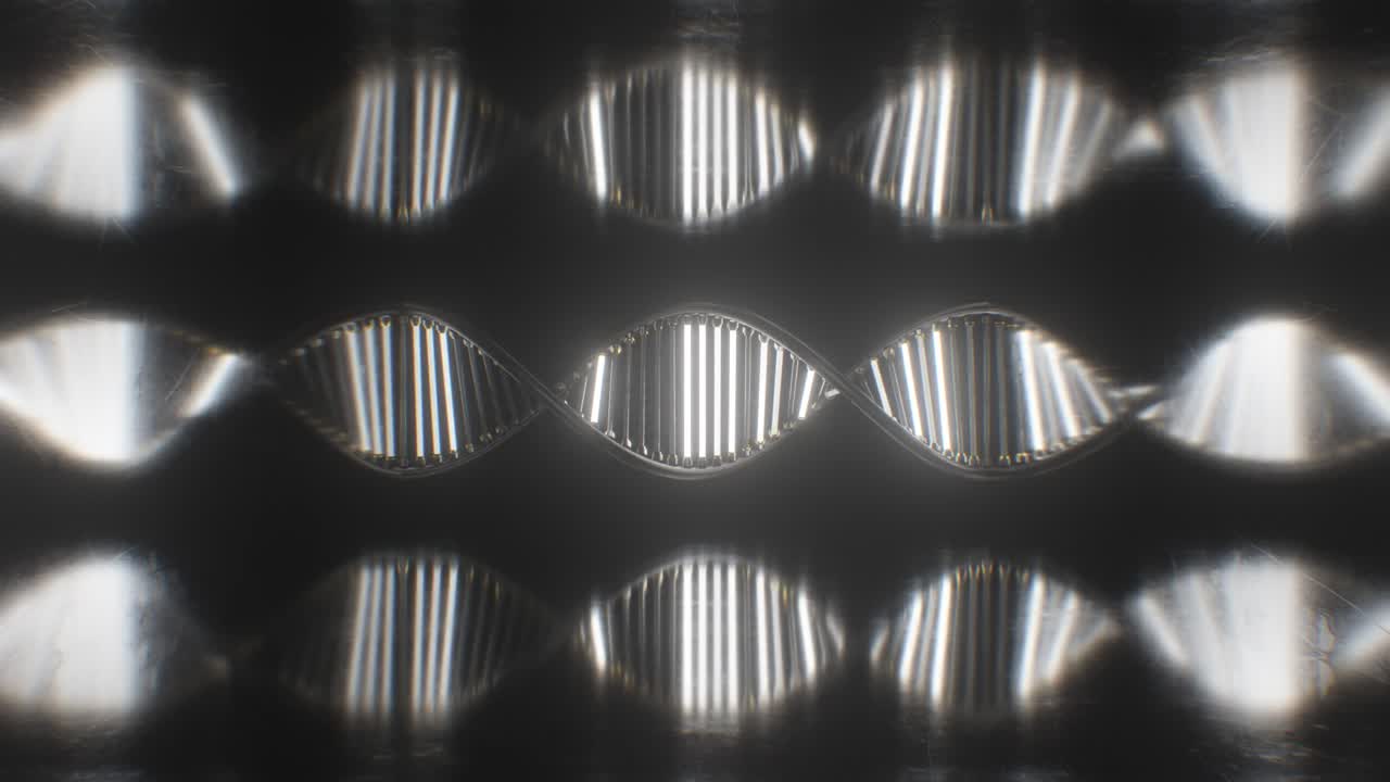abstracto parpadeante luces de neón blancas parpadeantes reflejos de formas 3d - 4k sin costuras vj bucle de movimiento animación de fondo
