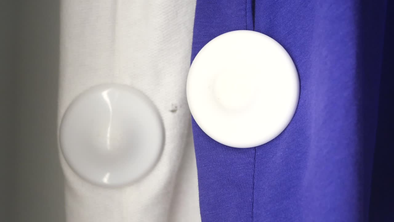 Clothes with anti-theft tags