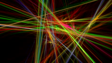 líneas coloridas movimiento de bucle abstracto fondo