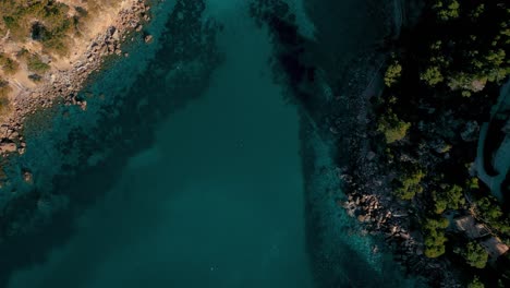 Unberührte-Cala-Tuent,-Insel-Palma-De-Mallorca,-In-Der-Nähe-Von-Sa-Calobra