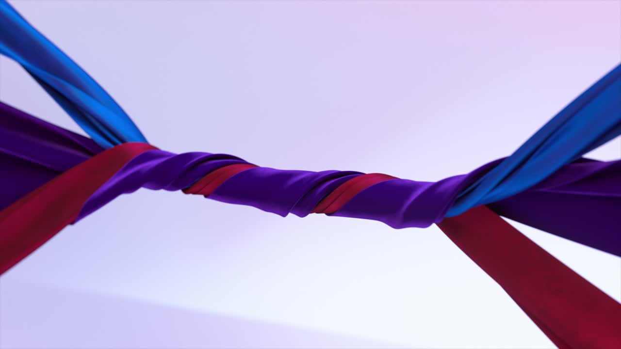 diseño de nudo de tela abstracto