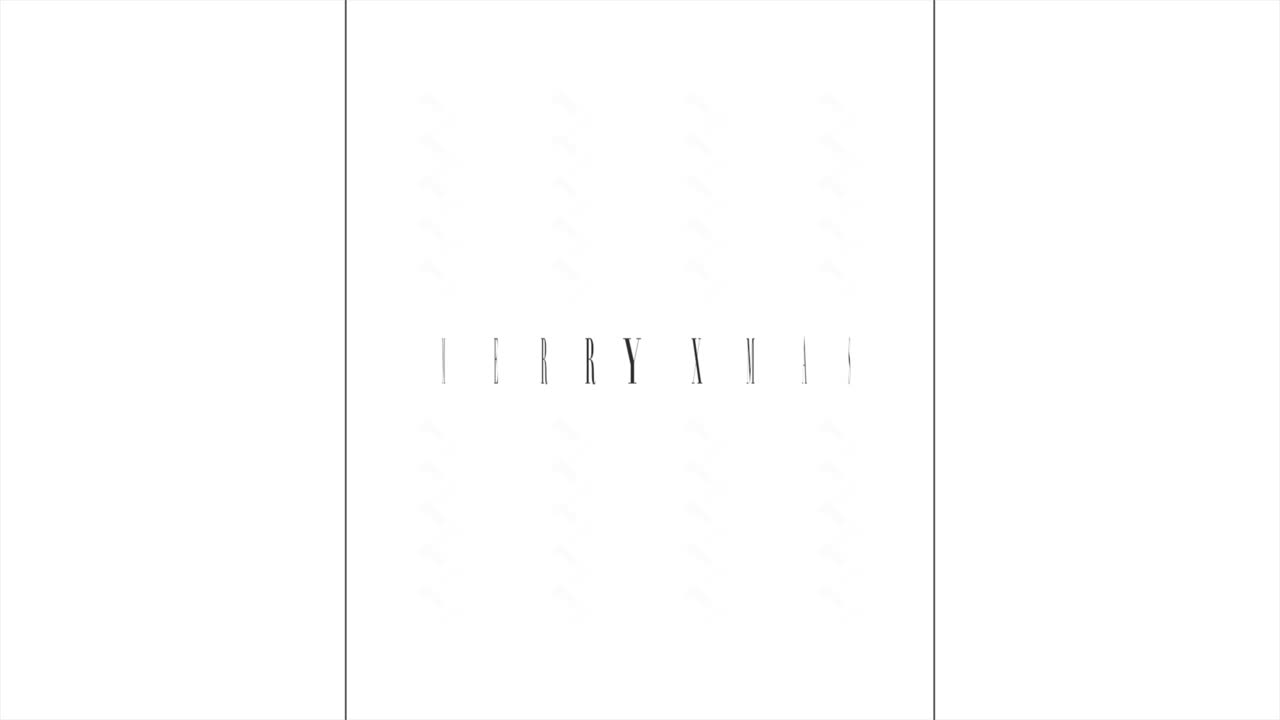 파도 패턴에 메리 크리스마스