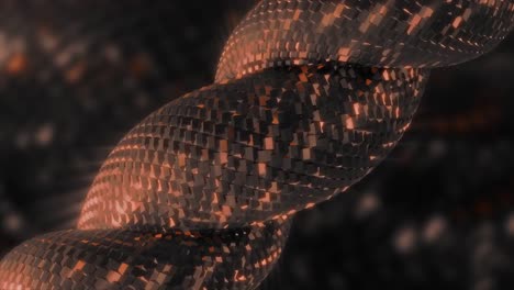 abstract glowing spiral