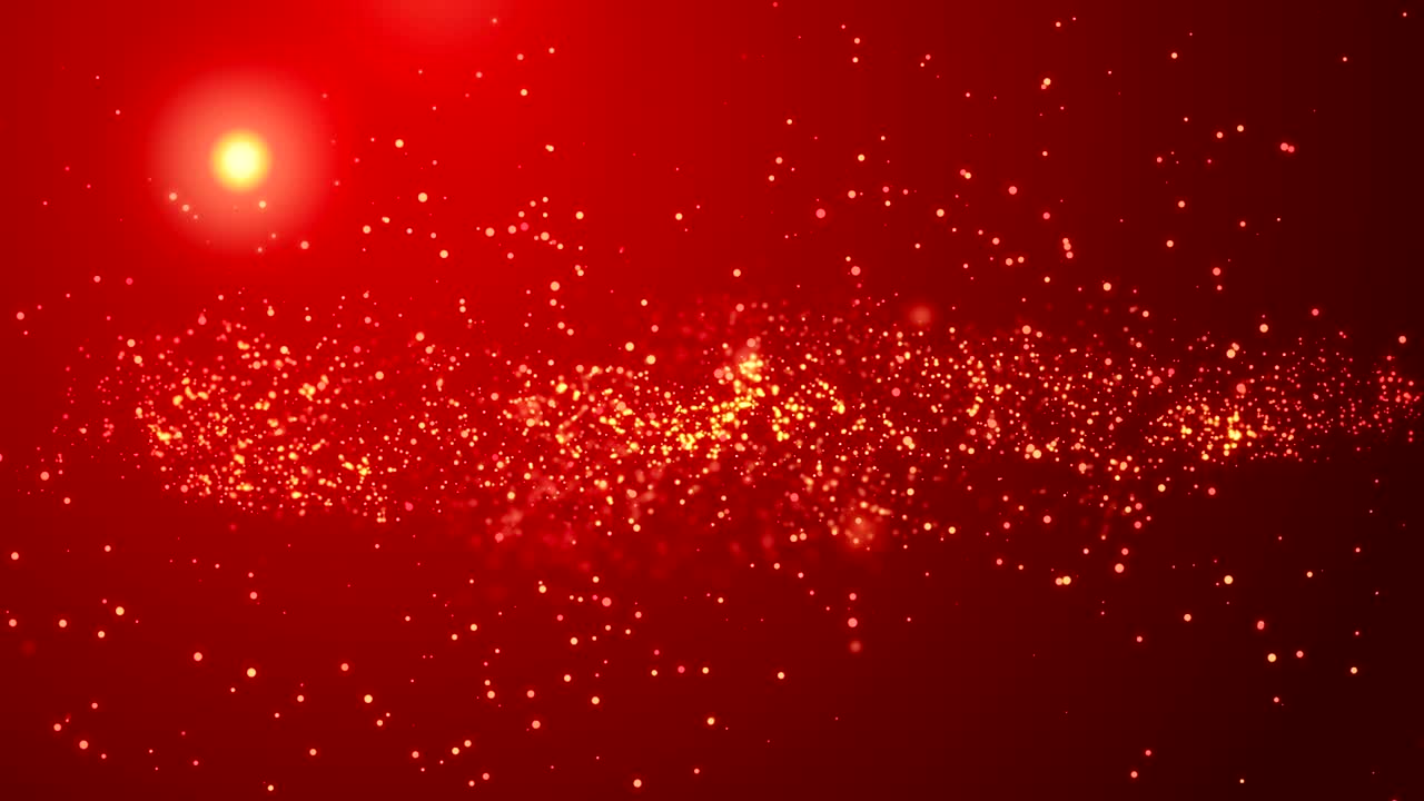 은 런타인 데이 배경에 황금 콘페티 보케 조명