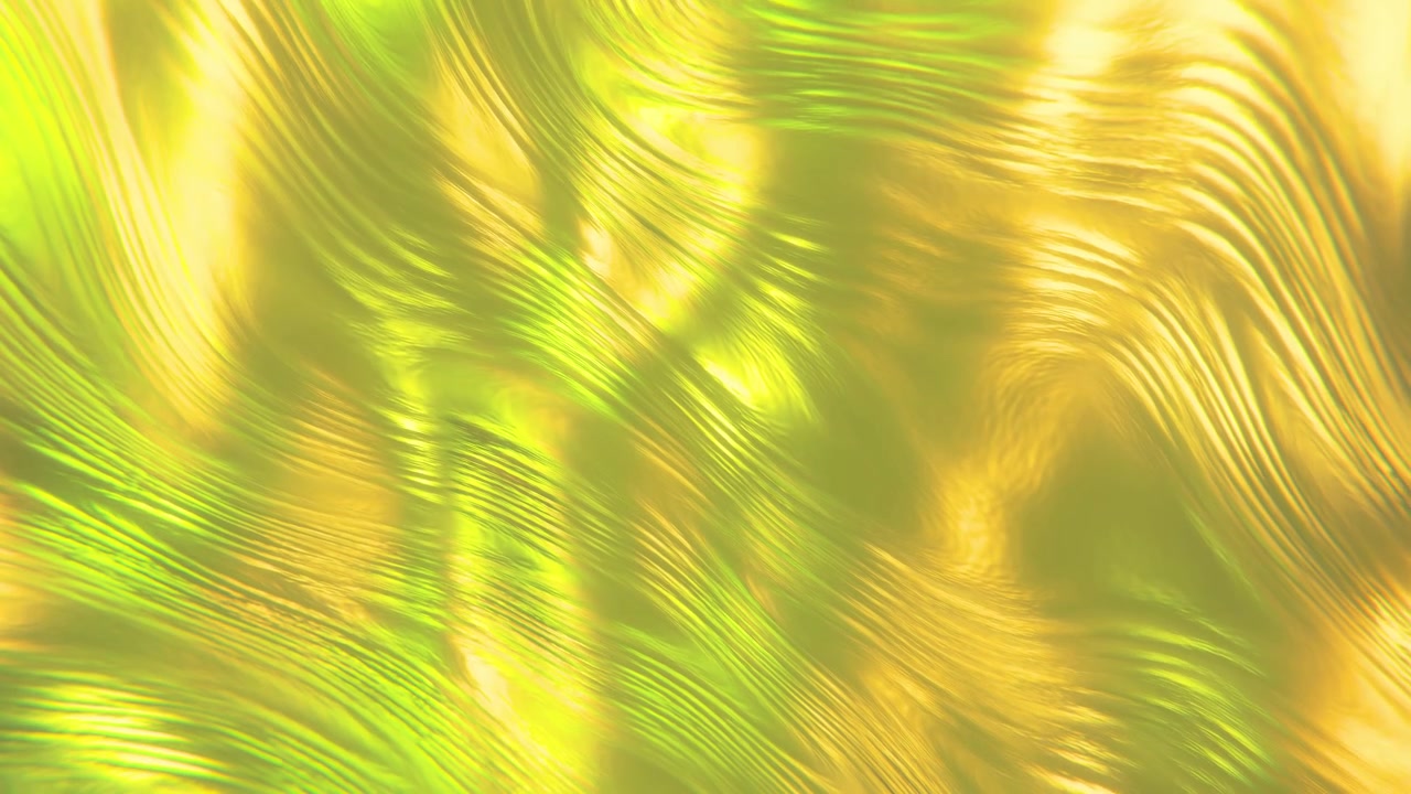 Sfondo astratto dinamico di liquido giallo e verde che scorre