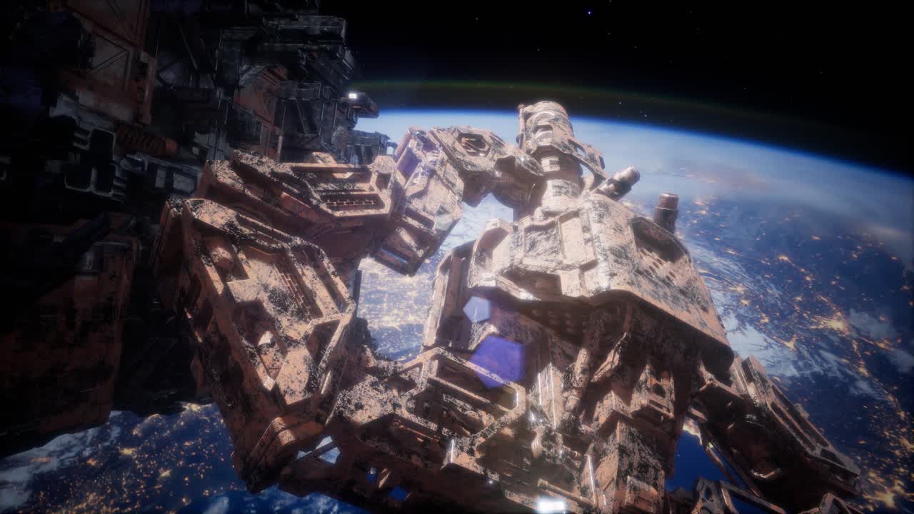 외계인 우주선 아르마다가 지구에 접근하고 있습니다.