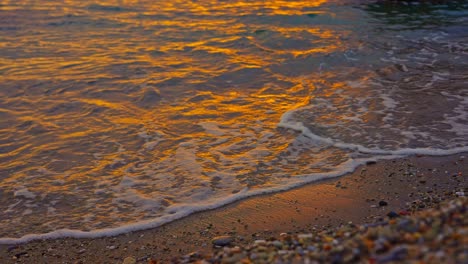 beach waves in slow motion