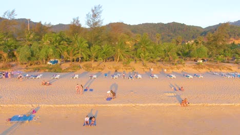 beautiful tropical beach sunset