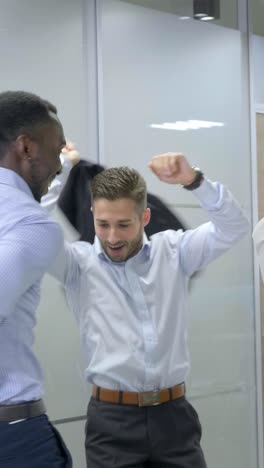 business team celebrating success
