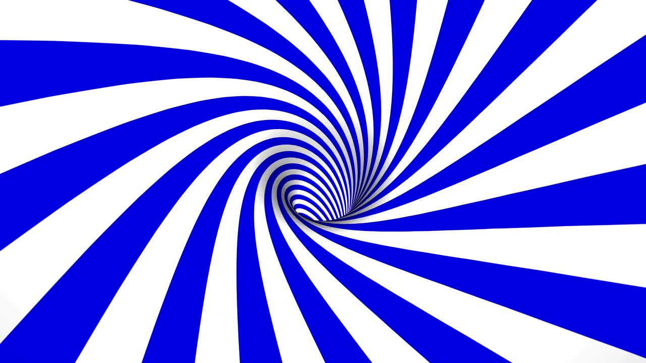 최면 스파일 4k 50fps 파란색과 색의 시엄리스 루프