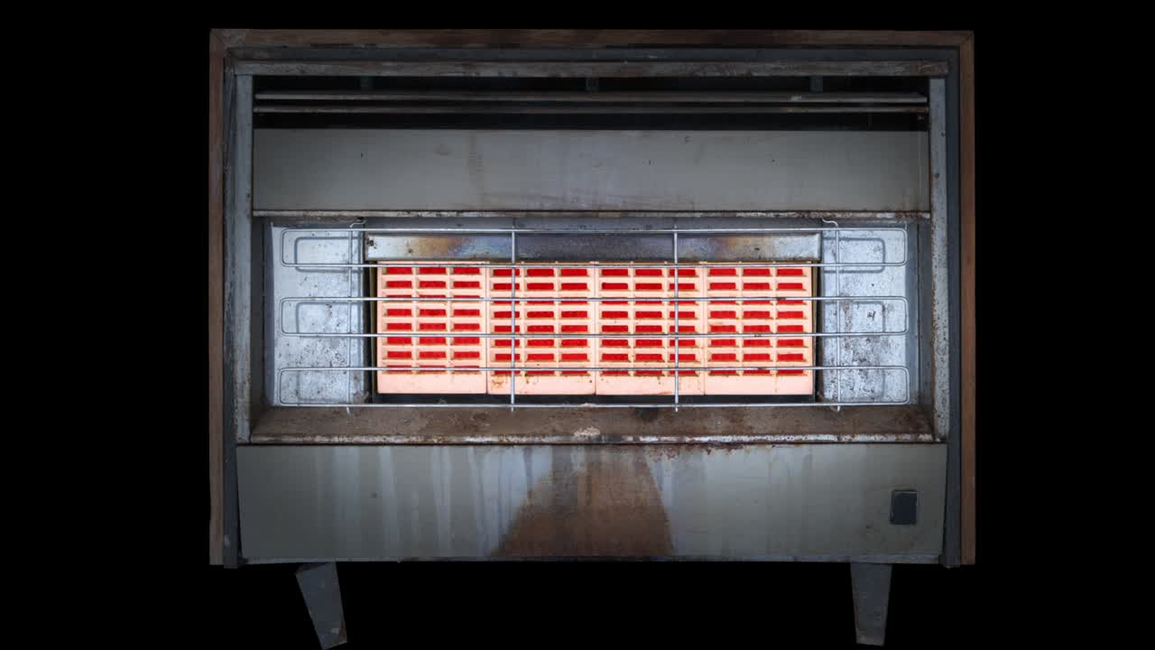 se enciende el calentador de habitación de gas sucio