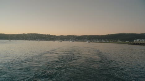 Sunset-on-boat-looking-from-water-to-the-shore