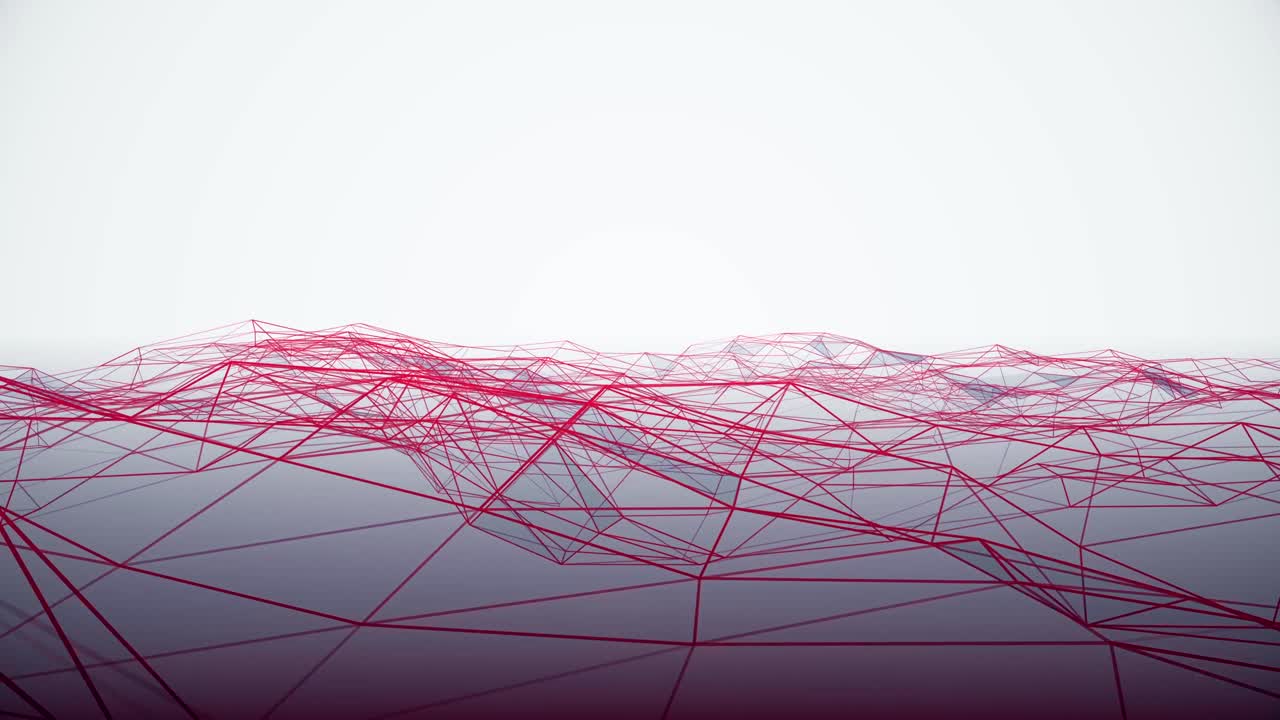 diseño de marco de alambre geométrico abstracto