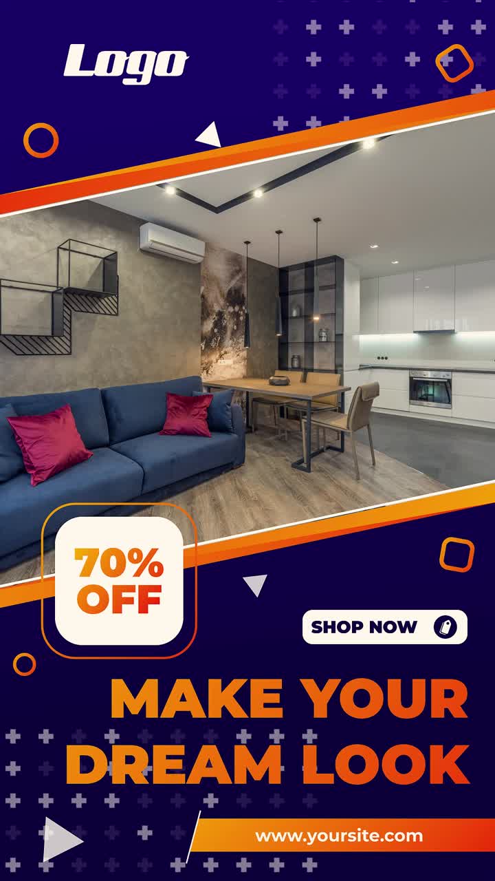 Furniture design instagram story reel for interior brands and social ...