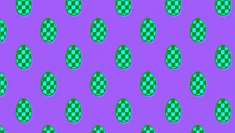 cute easter egg pattern animation 4k