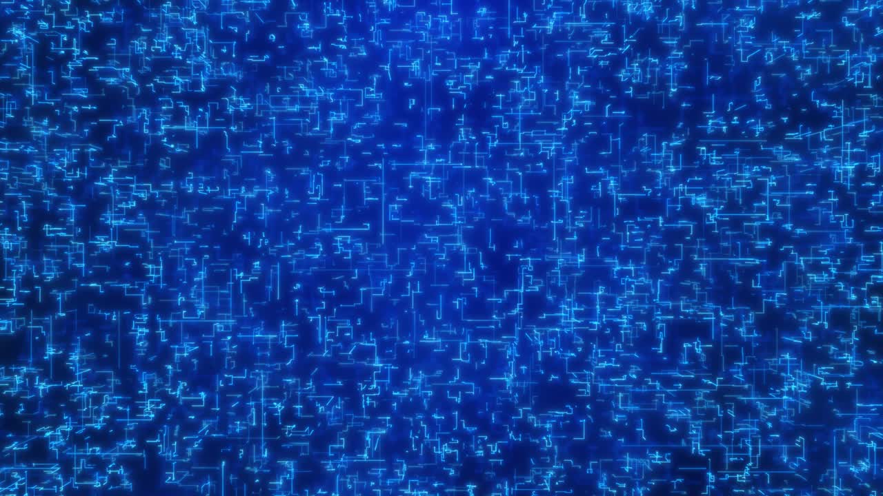 Data Moving within Computer Circuitry. Big Data and Blockchain Technology Background