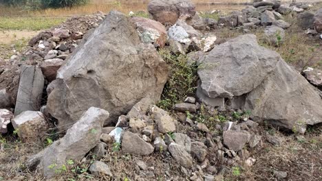 pile of rocks and stones