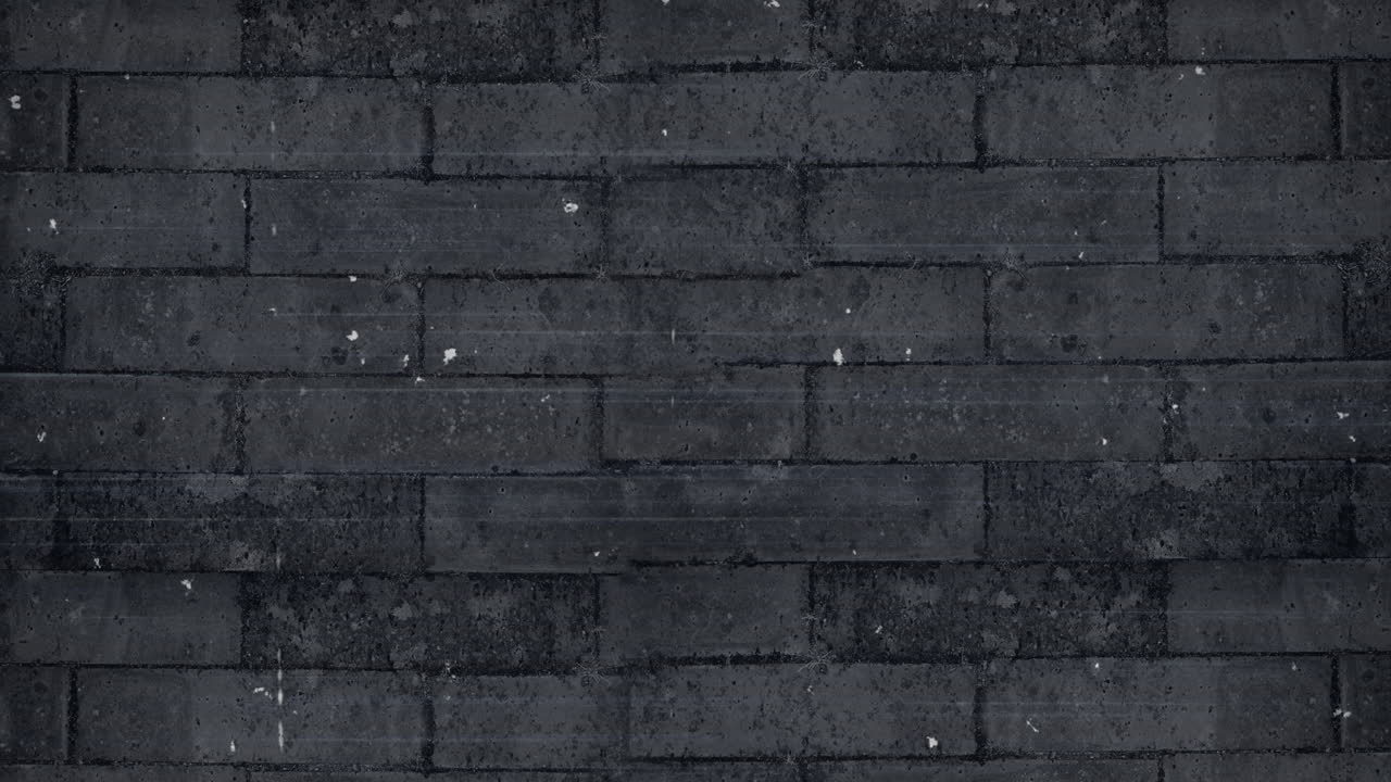 벽돌 벽 위의 간섭의 애니메이션